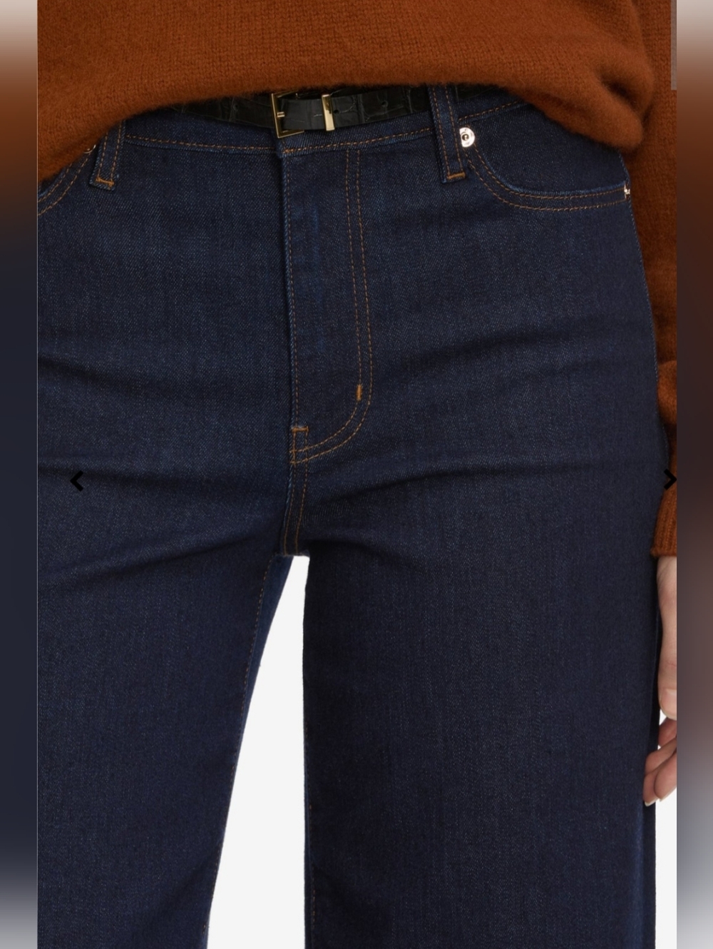 FRAME - Le Slim Palazzo - Sz 29 Denim Wide-Leg Jeans - NWT - Picture 6 of 11